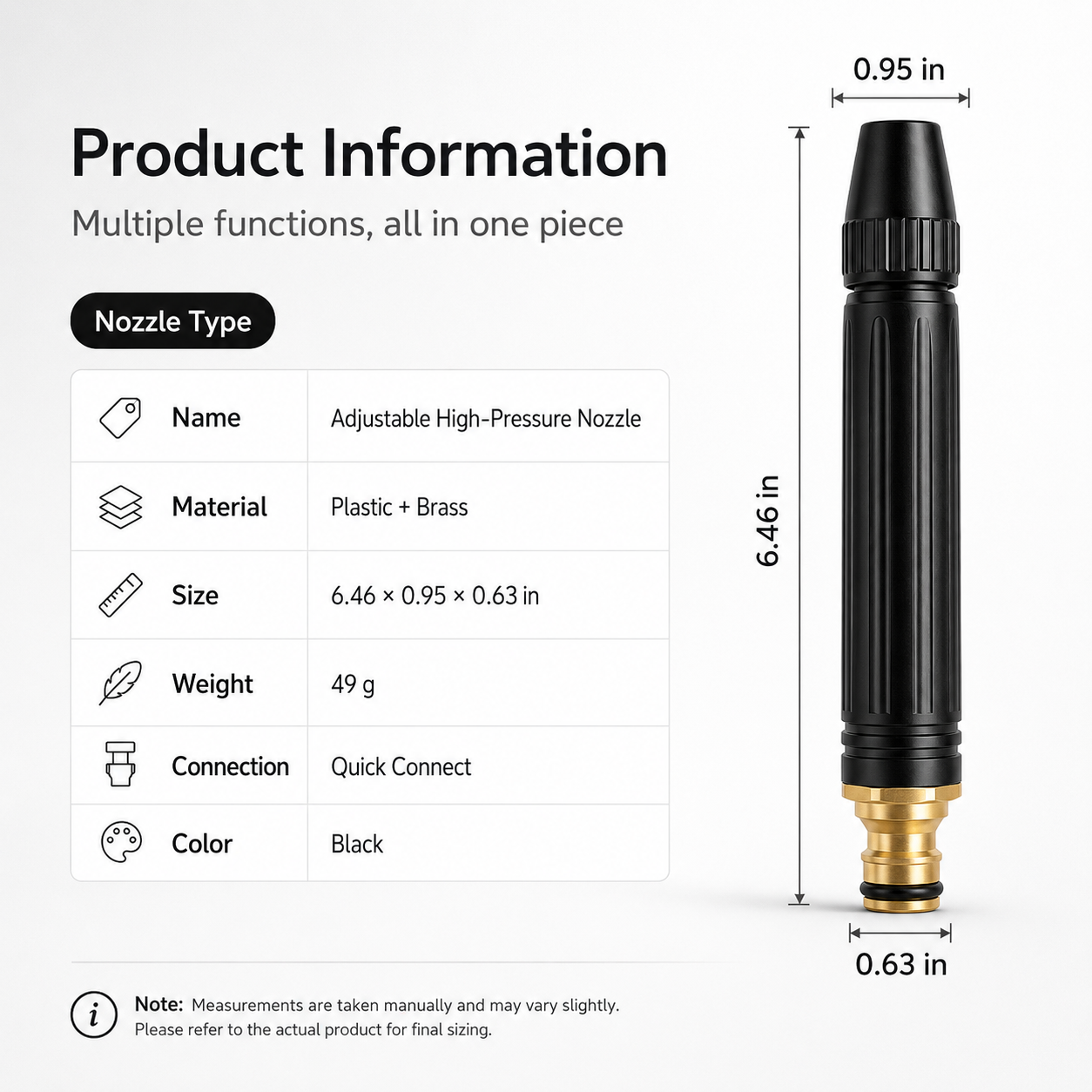 ๐LAST DAY 50% OFF High-Pressure Jet Spray Nozzle for Car Wash & Garden Hose