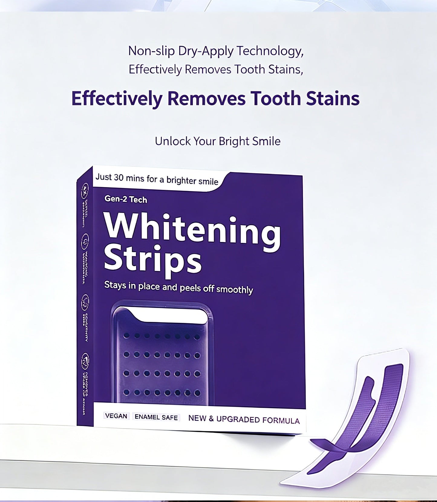 Gen-2 Purple Teeth Whitening Strips