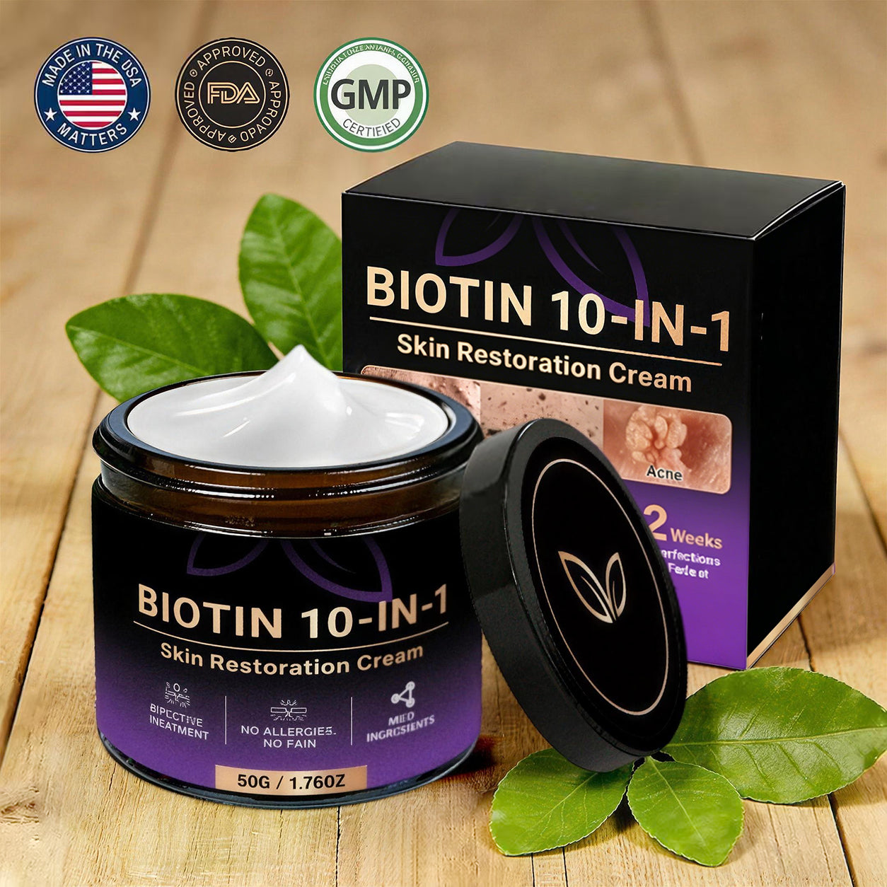 Biotin 10-in-1 Skin Restoration Cream🍀