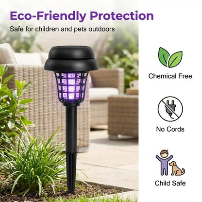 Last Day 50%OFF🔥 Solar-Powered Mosquito Killer Lamp-Outdoor Solar LED Mosquito Killer Garden Lamp